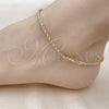 Oro Laminado Basic Anklet, Gold Filled Style Rope Design, Polished, Golden Finish, 5.222.036.10