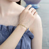 Oro Laminado Basic Bracelet, Gold Filled Style Polished, Golden Finish, 04.326.0001.08