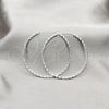 Sterling Silver Large Hoop, Polished, Silver Finish, 02.409.0044.50