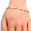Oro Laminado Basic Bracelet, Gold Filled Style Polished, Golden Finish, 04.213.0098.08