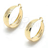 Gold Filled Medium Hoop, Golden Finish, 5.150.004.40