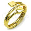 Oro Laminado Individual Bangle, Gold Filled Style Polished, Golden Finish, 07.422.0002.05