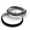 Rhodium Plated Individual Bangle, Polished, Rhodium Finish, 07.192.0029.1 (08 MM Thickness, One size fits all)