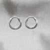 Sterling Silver Small Hoop, Polished, Silver Finish, 02.425.0016.15