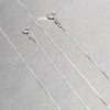 Sterling Silver Basic Necklace, Box Design, Polished, Silver Finish, 04.420.0038.16