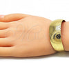 Oro Laminado Individual Bangle, Gold Filled Style Polished, Golden Finish, 07.101.0022.3