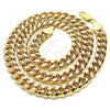 Oro Laminado Basic Necklace, Gold Filled Style Miami Cuban Design, Polished, Golden Finish, 5.223.010.20
