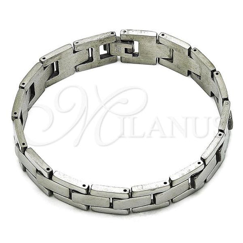 Stainless Steel Solid Bracelet, Polished, Steel Finish, 03.114.0225.5.08