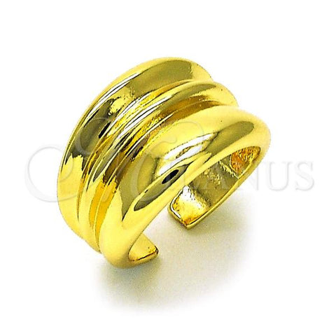 Oro Laminado Elegant Ring, Gold Filled Style Polished, Golden Finish, 01.341.0158