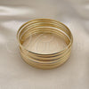 Oro Laminado Semanario Bangle, Gold Filled Style Polished, Golden Finish, 5.232.004.06 (04 MM Thickness, Size 6 - 2.75 Diameter)