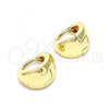 Oro Laminado Huggie Hoop, Gold Filled Style Polished, Golden Finish, 02.195.0135.12