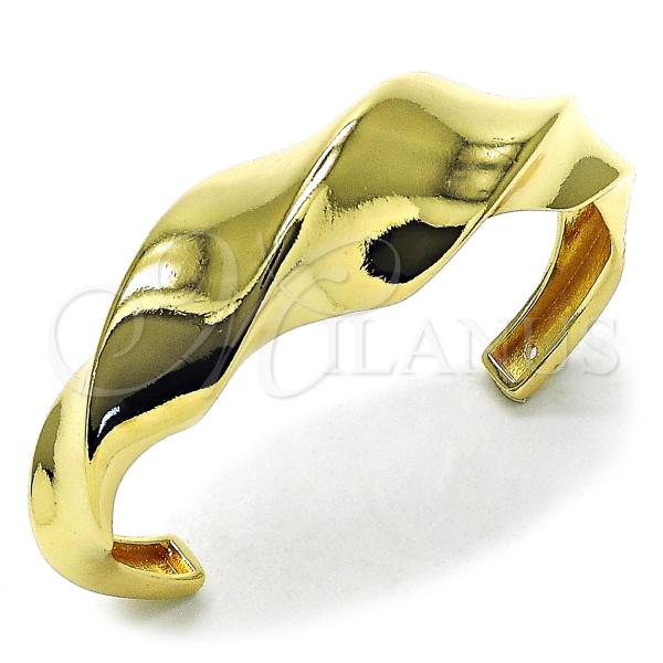 Oro Laminado Individual Bangle, Gold Filled Style Polished, Golden Finish, 07.163.0008