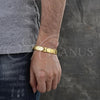 Stainless Steel Solid Bracelet, Polished, Golden Finish, 03.114.0330.1.08