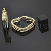 Oro Laminado Small Hoop, Gold Filled Style Diamond Cutting Finish, Golden Finish, 5.146.009