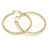 Oro Laminado Medium Hoop, Gold Filled Style Polished, Golden Finish, 5.134.009.35