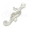 Sterling Silver Fancy Pendant, Seahorse Design, Polished,, 05.398.0010