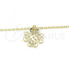 Sterling Silver Pendant Necklace, Polished, Golden Finish, 04.337.0001.1.16