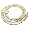 Oro Laminado Basic Necklace, Gold Filled Style Herringbone Design, Polished, Golden Finish, 04.213.0175.18