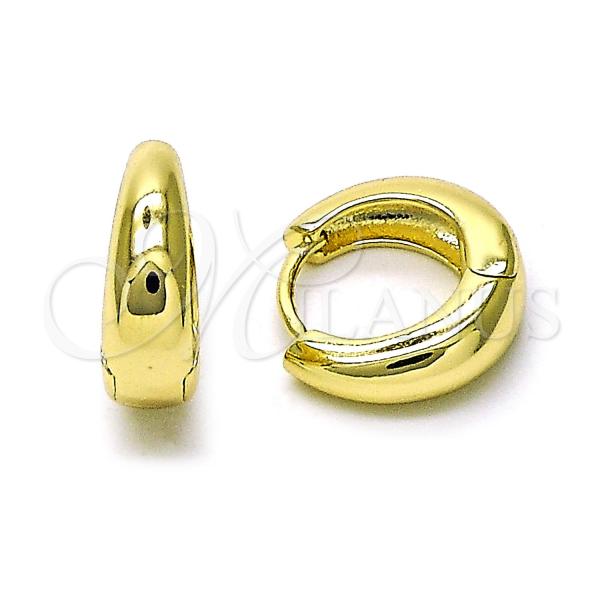 Gold Filled Hoop Earrings — Huggie Hoop Polished 02. — main product view — SKU 156576 | Oro Laminado aretes de aro — Huggie Hoop pulido 02. — SKU 156576