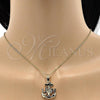 Oro Laminado Fancy Pendant, Gold Filled Style Anchor Design, Polished, Golden Finish, 5.182.038