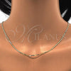 Oro Laminado Basic Necklace, Gold Filled Style Mariner Design, Polished, Golden Finish, 04.213.0051.18