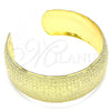 Oro Laminado Individual Bangle, Gold Filled Style Matte Finish, Golden Finish, 07.101.0025