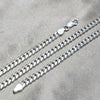 Sterling Silver Basic Necklace, Miami Cuban Design, Polished, Silver Finish, 04.420.0006.26