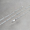 Sterling Silver Basic Necklace, Figaro Design, Polished, Silver Finish, 04.420.0015.16
