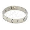 Stainless Steel Solid Bracelet, Polished, Steel Finish, 03.63.1479.08