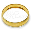 Oro Laminado Individual Bangle, Gold Filled Style Diamond Cutting Finish, Golden Finish, 07.165.0014.05