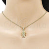 Oro Laminado Fancy Pendant, Gold Filled Style Polished, Golden Finish, 05.411.0075