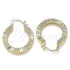 Oro Laminado Small Hoop, Gold Filled Style Polished, Golden Finish, 02.170.0370.25