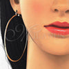Oro Laminado Extra Large Hoop, Gold Filled Style Polished, Golden Finish, 5.134.002.70