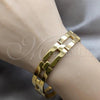 Stainless Steel Solid Bracelet, Polished, Golden Finish, 03.63.22951.09