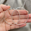 Sterling Silver Large Hoop, Polished, Silver Finish, 02.389.0184.50