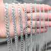 Sterling Silver Basic Necklace, Curb Design, Polished, Silver Finish, 04.420.0031.24