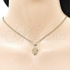 Oro Laminado Fancy Pendant, Gold Filled Style Polished, Golden Finish, 05.411.0077