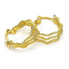 Oro Laminado Small Hoop, Gold Filled Style Matte Finish, Golden Finish, 02.122.0088.20