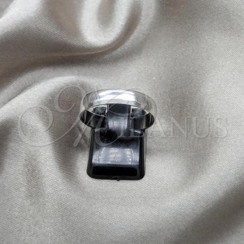 Stainless Steel Mens Ring, Polished, Steel Finish, 01.63.0729.09