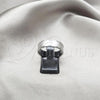 Stainless Steel Mens Ring, Cross Design, Matte Finish, Steel Finish, 01.63.0646.06