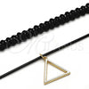 Oro Laminado Fancy Necklace, Gold Filled Style Choker Design, Polished, Golden Finish, 04.215.0015.12