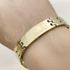 Stainless Steel Solid Bracelet, Polished, Golden Finish, 03.114.0218.4.09