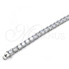 Rhodium Plated Fancy Necklace, with White Cubic Zirconia, Polished, Rhodium Finish, 04.284.0005.1.18
