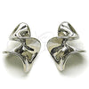 Rhodium Plated Stud Earring, Polished, Rhodium Finish, 02.428.0013.1