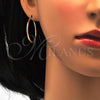Oro Laminado Medium Hoop, Gold Filled Style Polished, Golden Finish, 02.170.0156.30