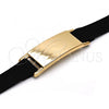 Oro Laminado Fancy Necklace, Gold Filled Style Choker Design, Polished, Golden Finish, 04.215.0001.13