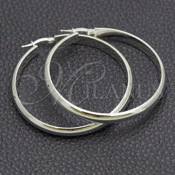 Sterling Silver Large Hoop, Polished, Silver Finish, 02.389.0104.50