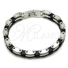 Stainless Steel Tennis Bracelet, Polished, Steel Finish, 03.114.0403.09