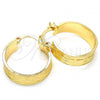 Oro Laminado Small Hoop, Gold Filled Style Polished, Golden Finish, 02.170.0244.20