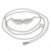 Sterling Silver Pendant Necklace, with White Cubic Zirconia, Polished, Rhodium Finish, 04.336.0003.16